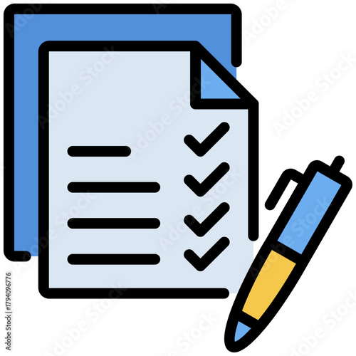 Photos listing icon isolated on white background