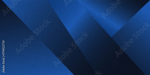 Luxury blue background. Abstract glowing background with grainy texture