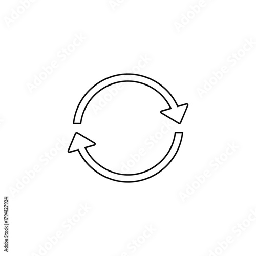 Refresh icon set. Reload icon vector. Update icon.