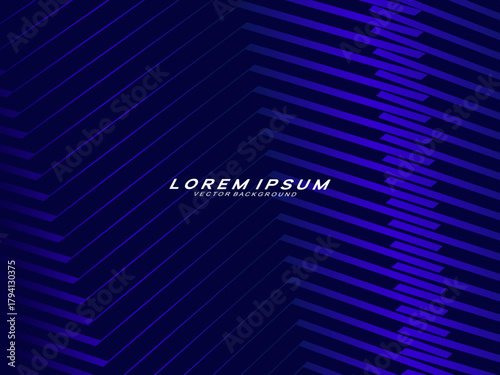 Premium background design with diagonal dark blue stripes pattern. Vector horizontal template for digital lux business banner, contemporary formal invitation, luxury voucher, prestigious gift certific
