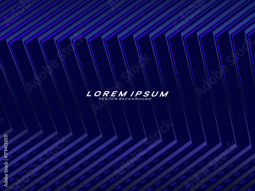 Premium background design with diagonal dark blue stripes pattern. Vector horizontal template for digital lux business banner, contemporary formal invitation, luxury voucher, prestigious gift certific