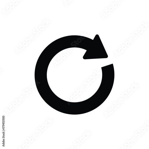 Refresh icon set. Reload icon vector. Update icon.