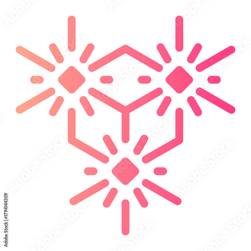sparkler gradient icon