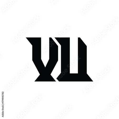 Free Download VU monogram logo design letter text name symbol monochrome logotype alphabet character simple logo - GFXLoad