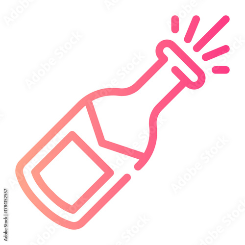 champagne gradient icon