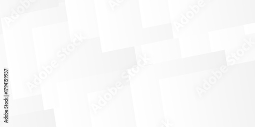 Abstract geometric 3D pattern background with light white lines, square shapes, paper texture, and empty space for business design concept