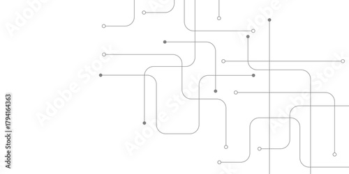 Abstract background with technology circuit board texture. Modern electronic motherboard texture. Creative idea for internet technology. Tech concept for header, web banner, website, presentation.