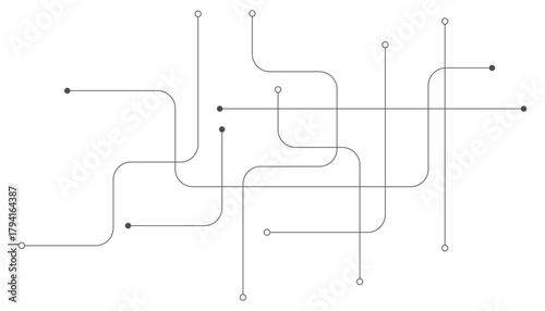 Abstract background with technology circuit board texture. Modern electronic motherboard texture. Creative idea for internet technology. Tech concept for header, web banner, website, presentation.