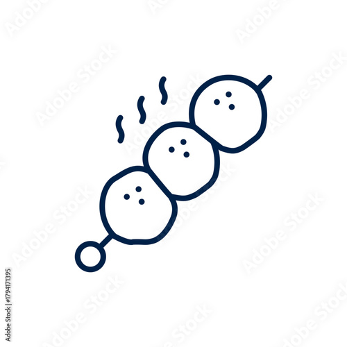 Meatball vector illustration icon design trendy