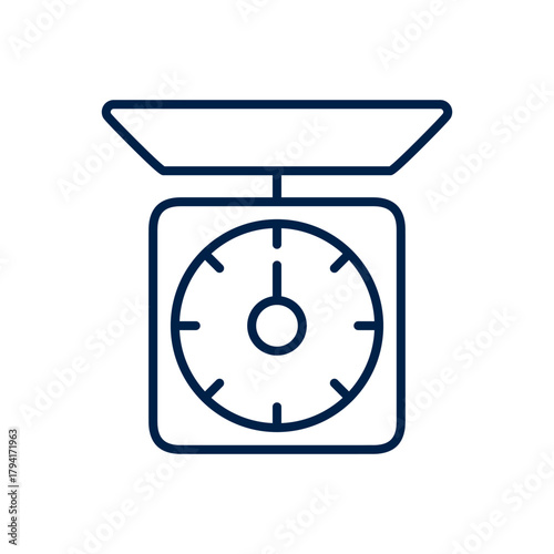 Kitchen scale vector illustration icon design trendy