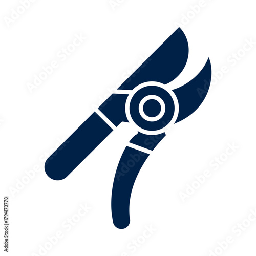 Garden shears vector illustration icon design trendy