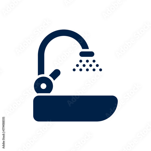 Wastafel vector illustration icon deasign trendy