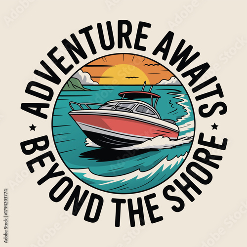 Boat adventure awaits beyond the shore