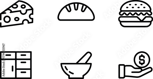 Food and miscellaneous objects