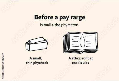 Illustration Humorously Displaying Misspelled Words and Phonetic Spellings in English Language Learning and Pronunciation Challenges