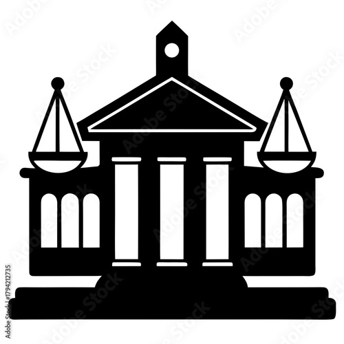 black and white house icon