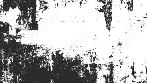 Old surface grunge texture with scratches and stains for creative poster and layout design. Black and white distressed texture with cracks and marks for vintage abstract background. 