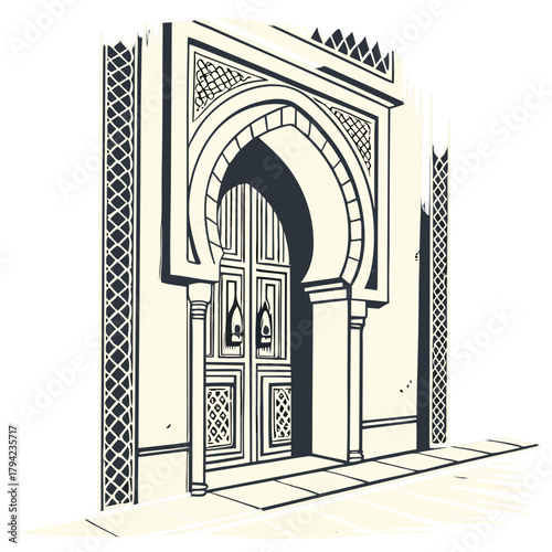 gate of the mosque
