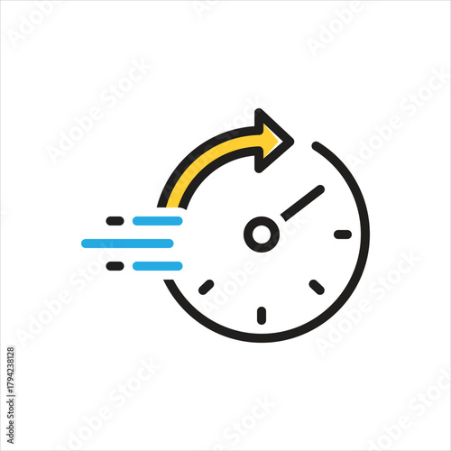 Multi color icon for rapid