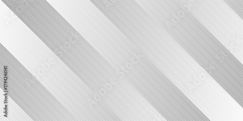 Geometric diagonal oblique vector curve gradient black and white graphic stripe line. Repeated fine diagonal lines Thin slash line stripes diagonal vector elegant background	