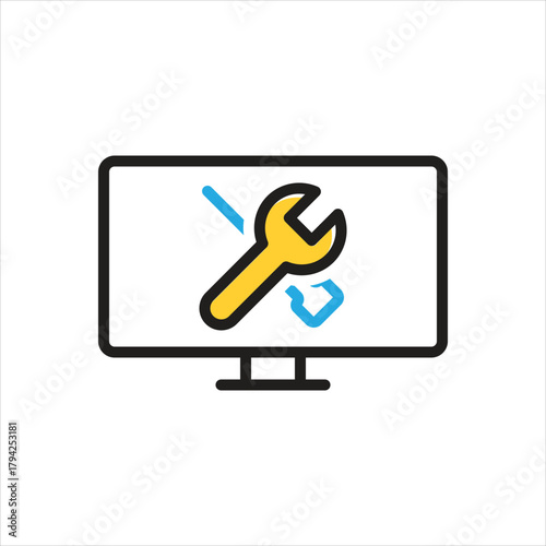 Multi color icon for dept