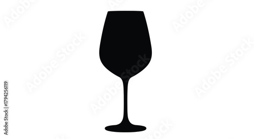 Abstract geometric shapes and lines in a dynamic composition silhouette