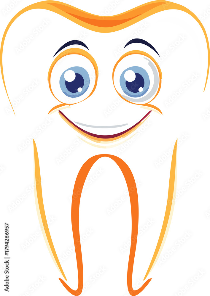 Obraz premium tooth with a smile