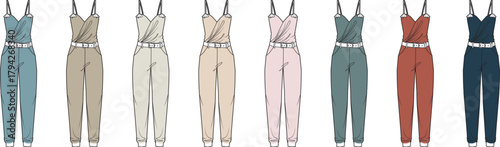 Fashionable Jumpsuits in Various Colors A Stylish Overview for Trendy Apparel Choices