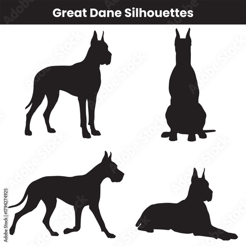 Great Dane Silhouettes