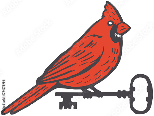 Cardinal real estate logo design