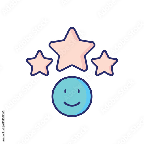 Satisfaction  vector icon