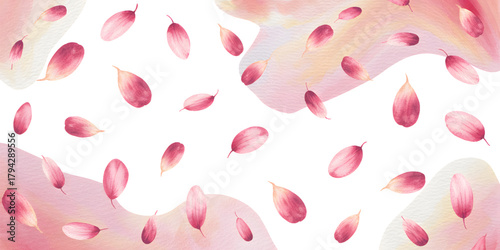 pink rose petals