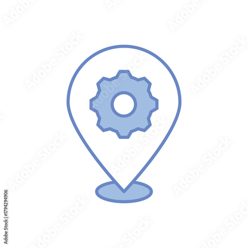 Pin vector icon