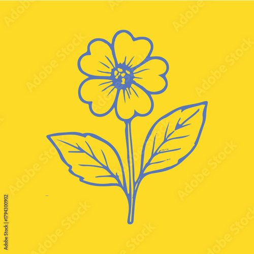 Botanical-style drawings of healing plants