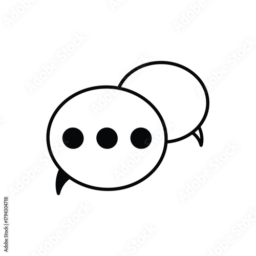 Chat vector icon