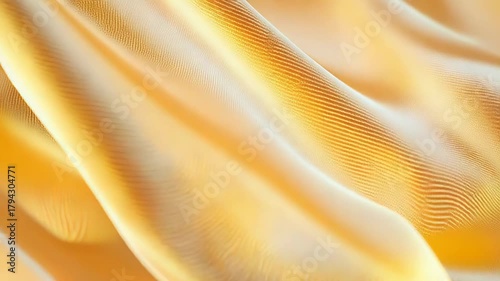 Flowing gold fabric abstract texture background
