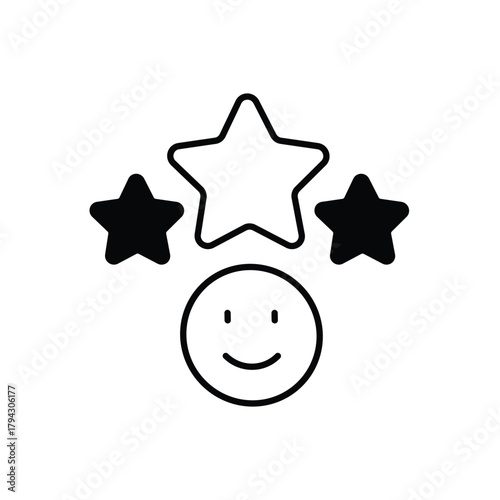 Satisfaction  vector icon