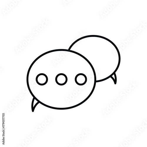 Chat vector icon
