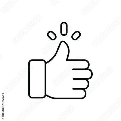Thumb Up vector icon
