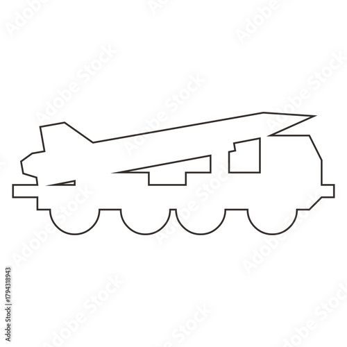 Missile Truck Outline