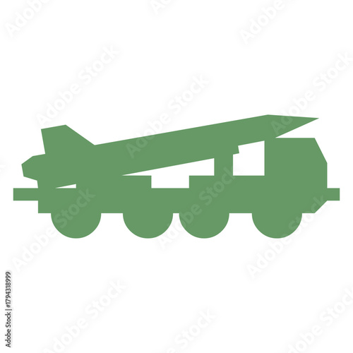 Rocket Launcher Truck Icon