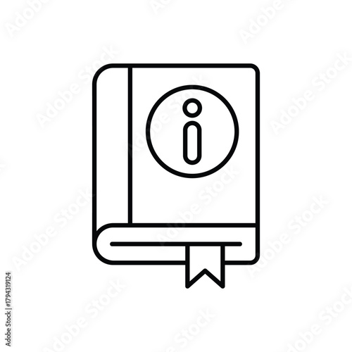 Guidebook  vector icon