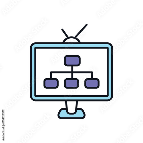 Sitemap  vector icon