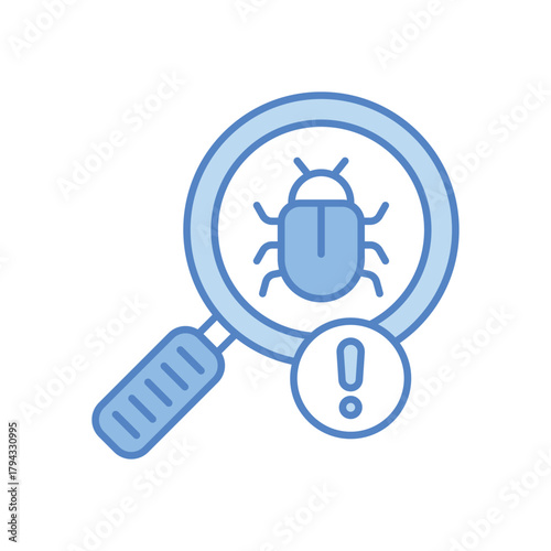 Bug Analysis vector icon