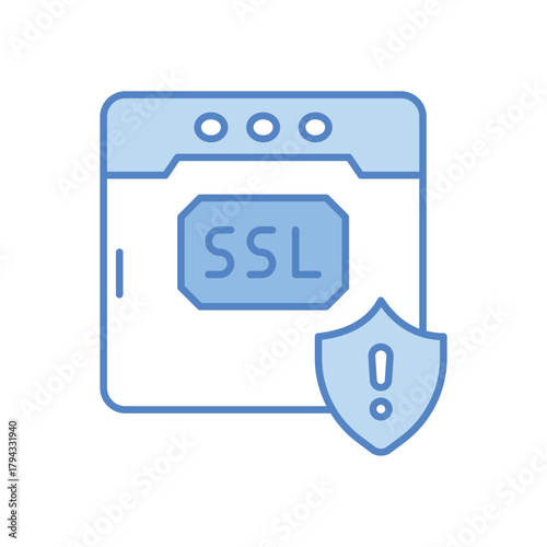 Ssl Certificate vector icon