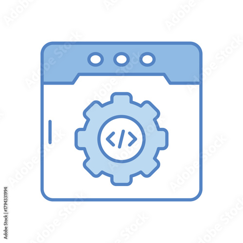 Site Configuration vector icon