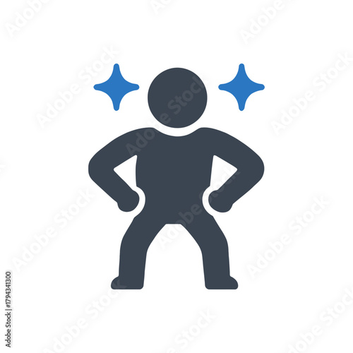 Arrogant Pose Habit Icon