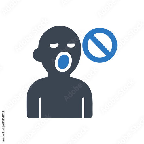 Noisy Yawning Habit Icon