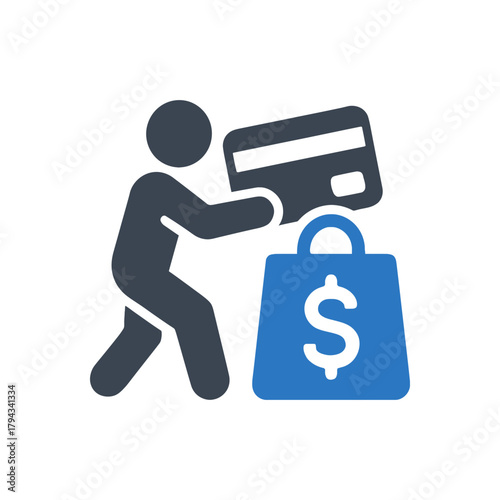 Overspending Habit Icon