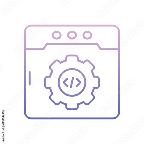 Site Configuration vector icon